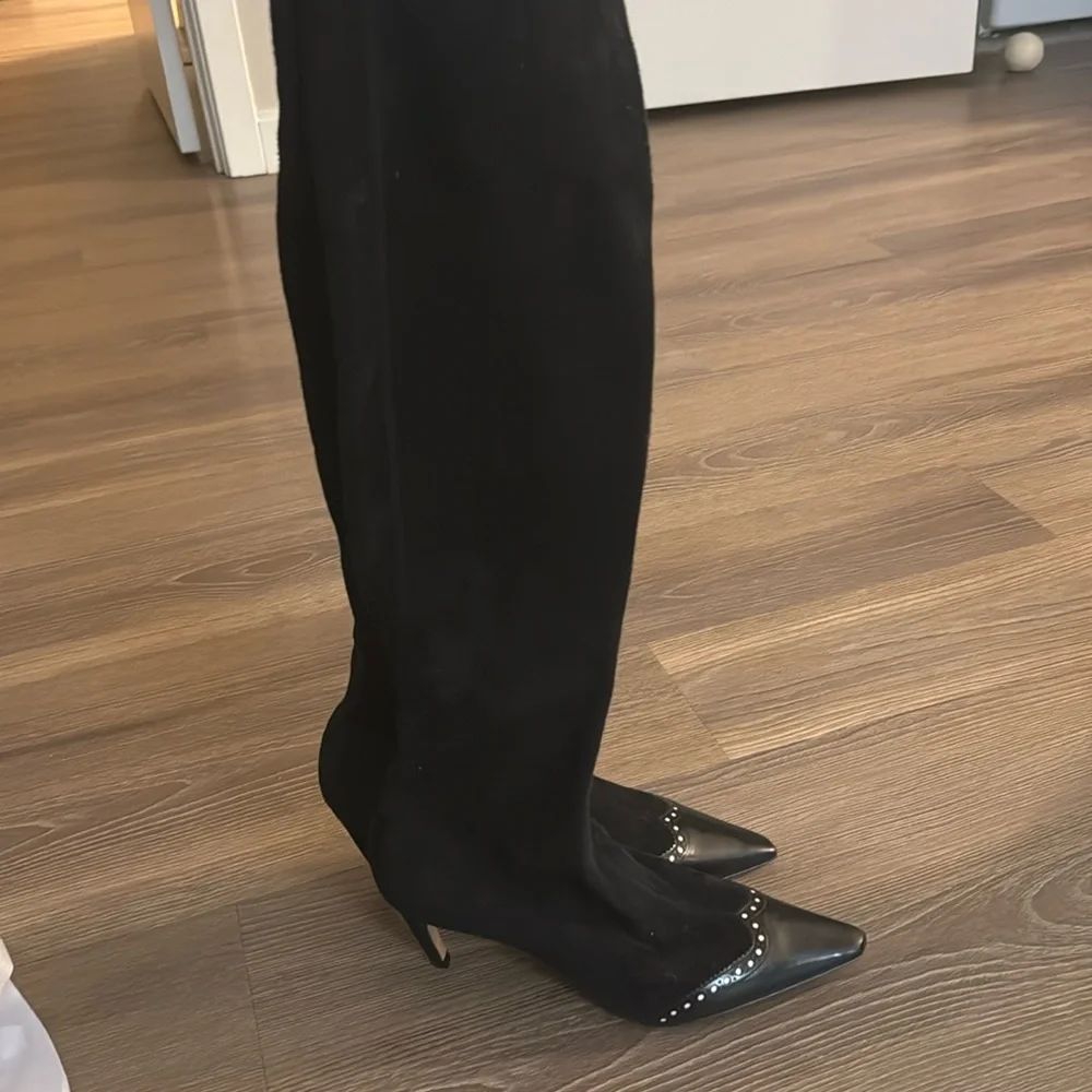 New Dior SPECTADIOR stretch suede over the knee boots